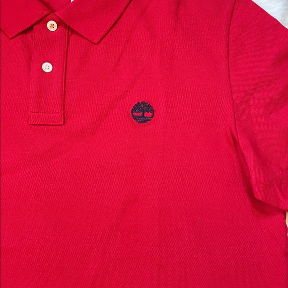 Timberland Men’s Red Polo Shirt - Picture 2 of 5